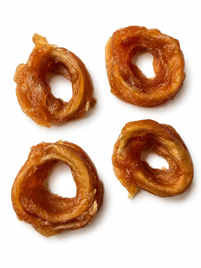 Rabbit, Duck & Cod Soft Treat Rings For Dogs 100g
