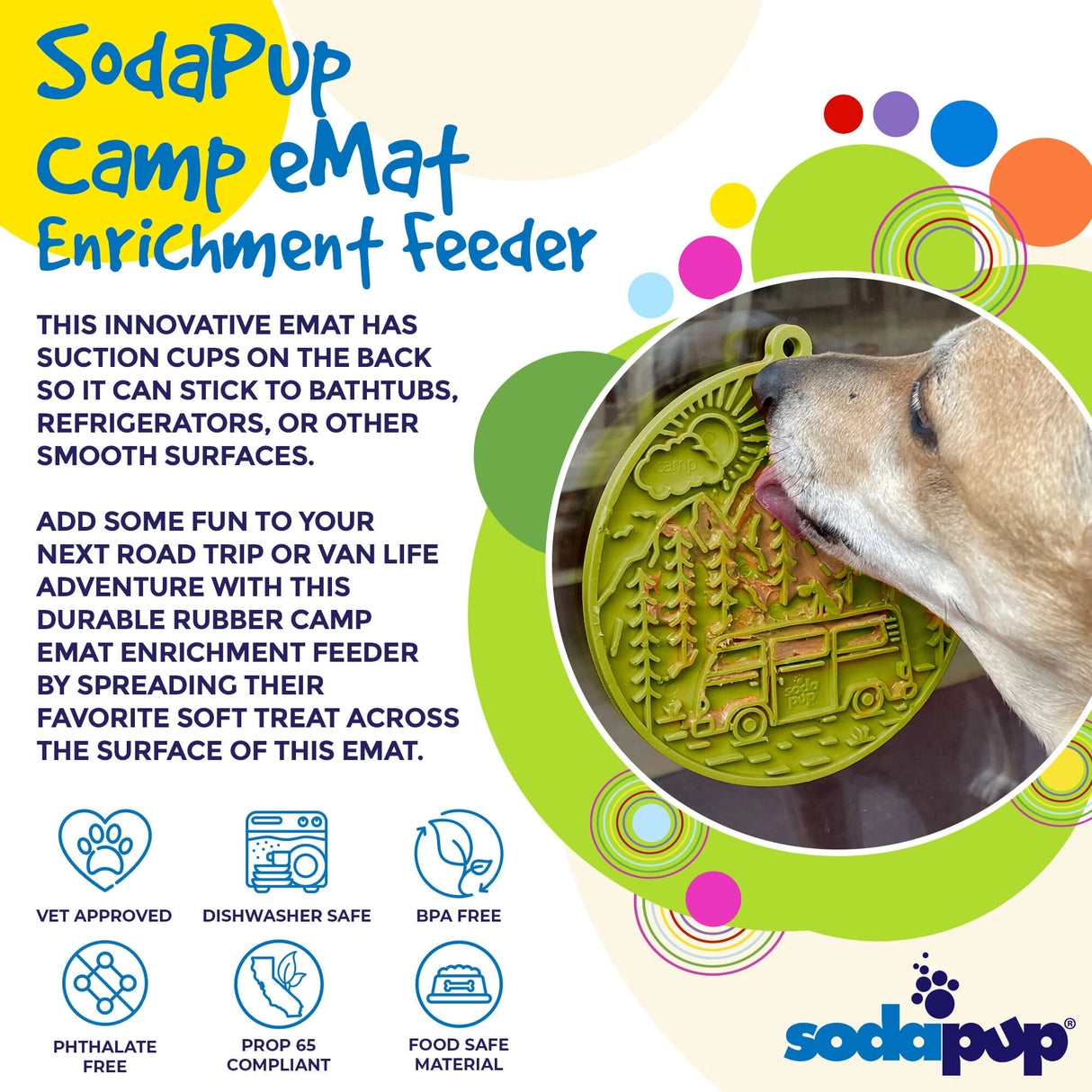 SodaPup Camp eMat Licki Mat