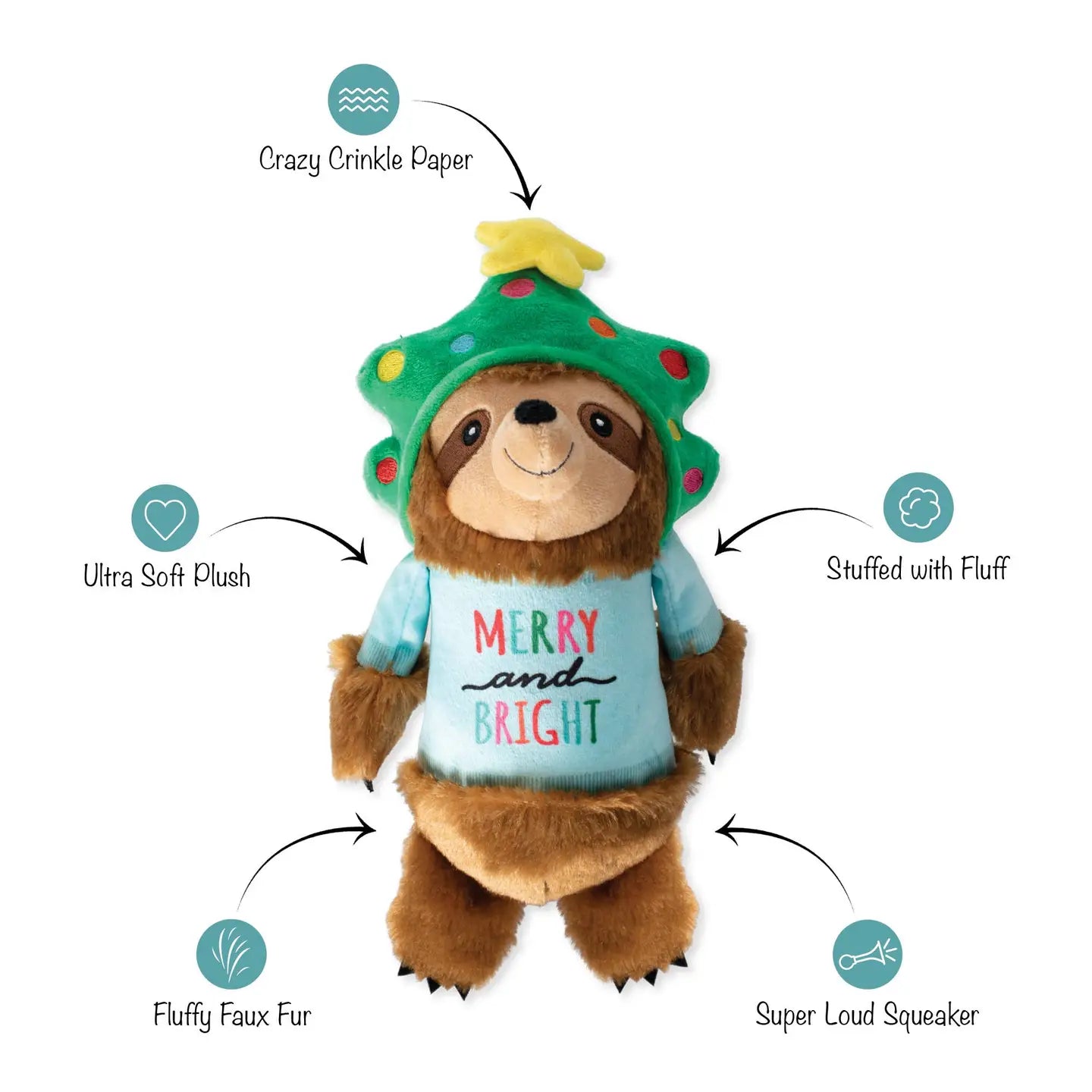 Turn On The Fun Sloth Christmas
