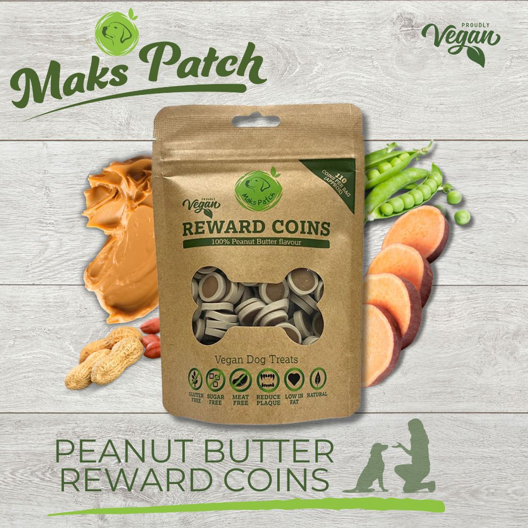 MaksPatch Peanut Butter Reward Coins 100g Pouch