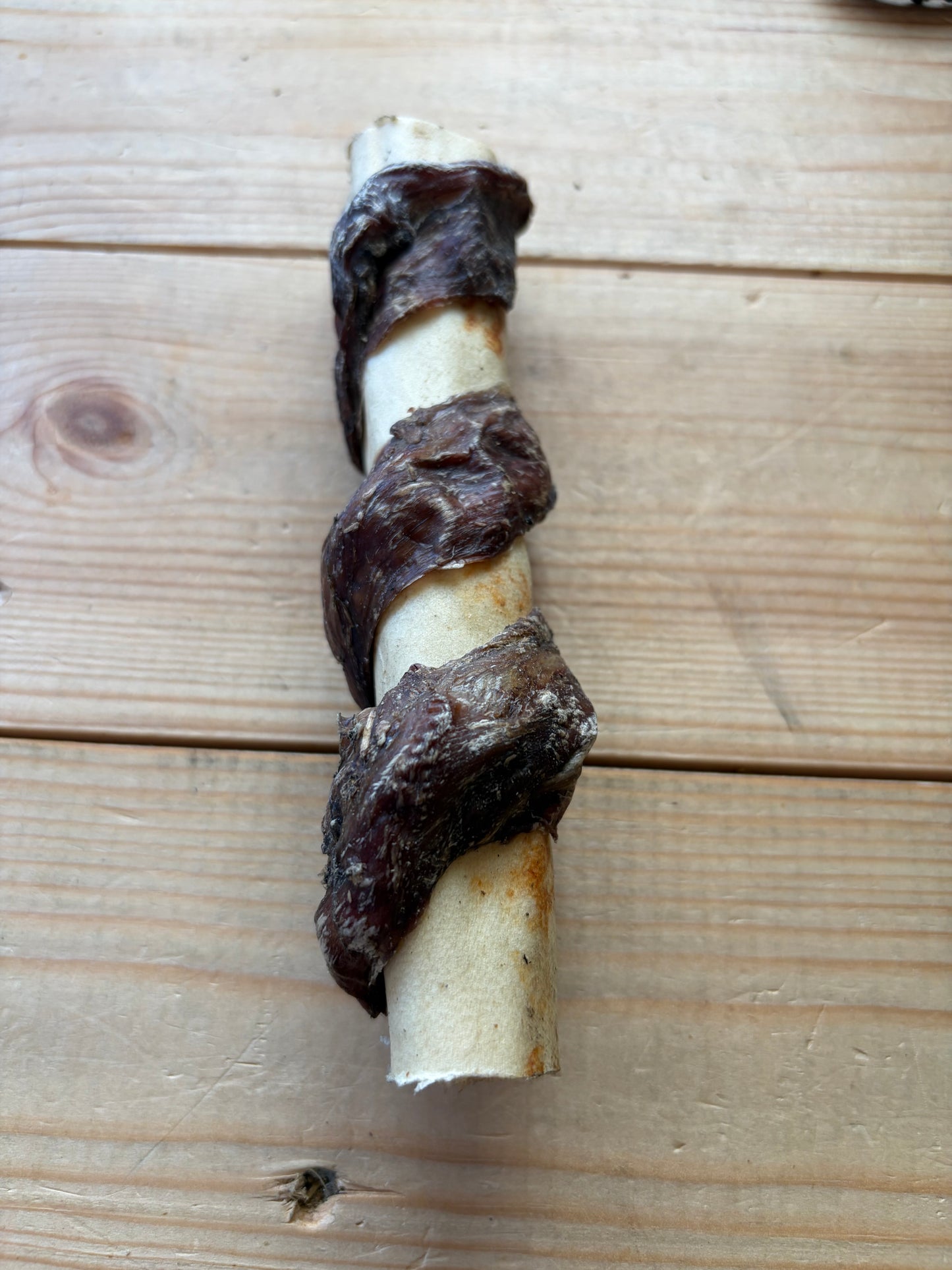 Buffalo Tail Wrapped In Biltong Meat Natural Chew For Dogs