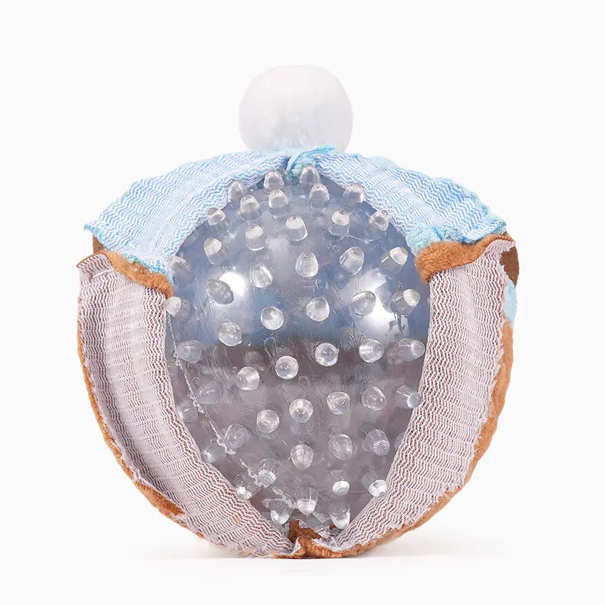 Christmas Otter Squeaky Ball Dog Toy