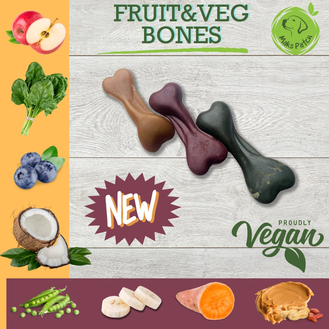 Maks'Patch Small Fruit & Veg Bones For Dogs