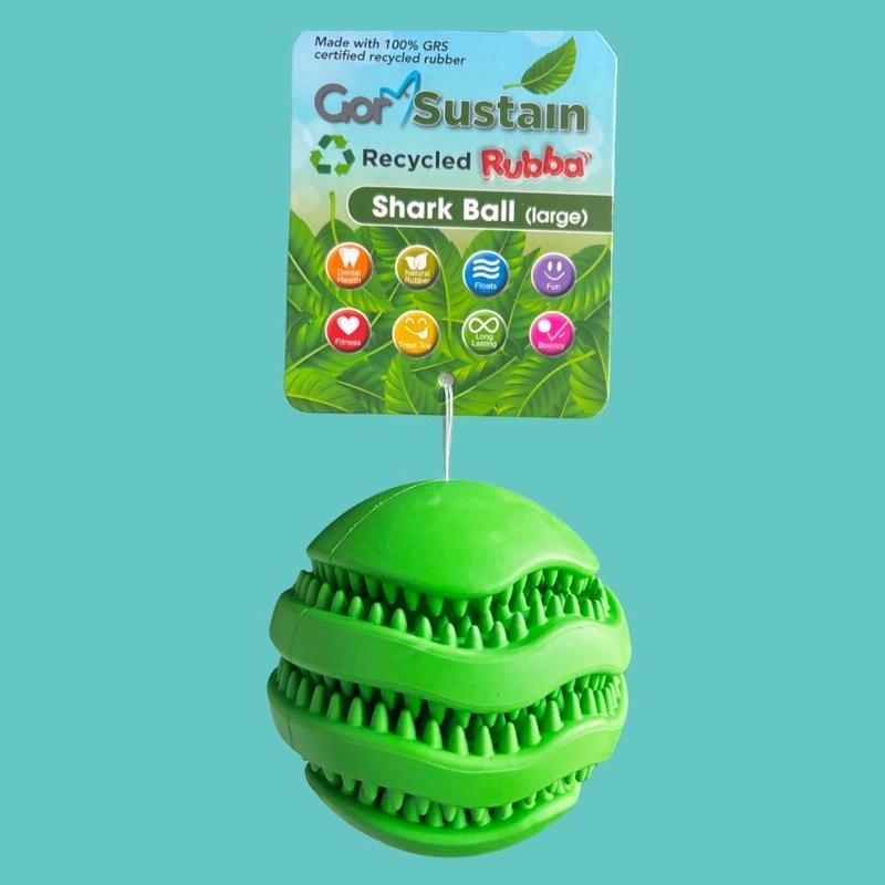Gor Sustain Shark for Dogs - Enrichment, Puzzle & Treat Toy