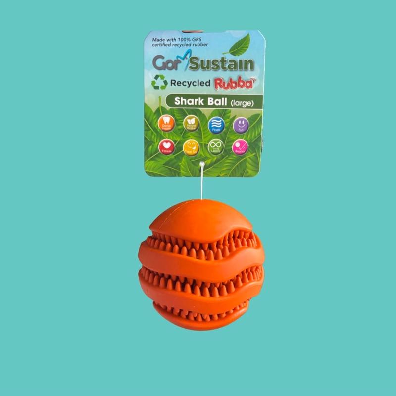 Gor Sustain Shark for Dogs - Enrichment, Puzzle & Treat Toy