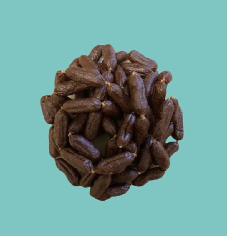 Natural Mini Bite Sausages On A String - Chicken Free 250g