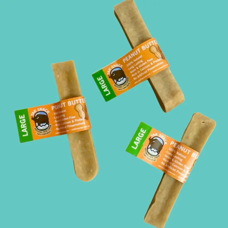 Yak Snack Bar Natural Dog Chew Treats Large