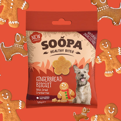 Soopa GingerBread Dog Biscuits 50g