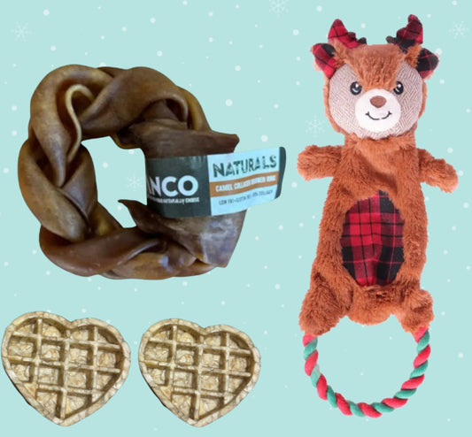 Christmas Toy & Treat Bundle With Christmas Card