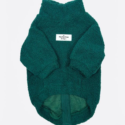 Paw Print Boutique Dog Fleece Forest Green 6XL