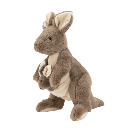Kangaroo & Joey Cuddle & Forage Dog Toy