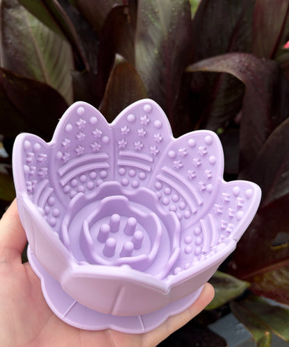 Lilac Lotus Slow Feeder & Licki Bowl Enrichment For Dogs