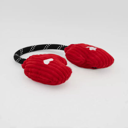 Festive RopeTugz Mittens Christmas Dog Toy
