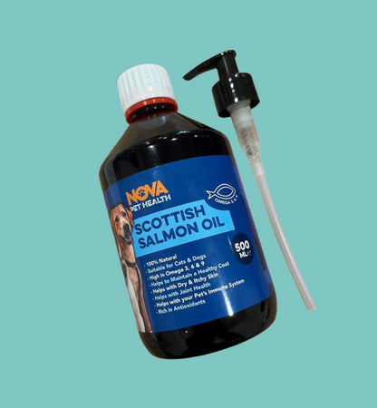 Nova Scottish Salmon Oil 500ml NO PUMP JUST BOTTLE