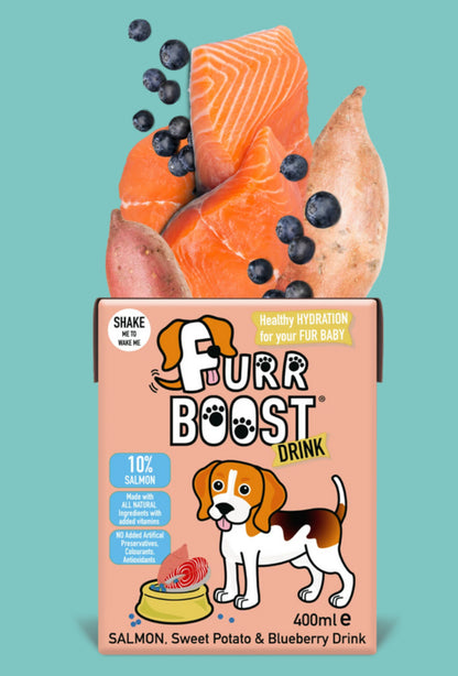 Furr Boost - Salmon, Sweet Potato and Blueberry 400ml