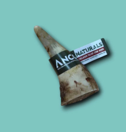 Collagen Filled Cow Horn Natural Dog Chew