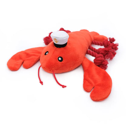 ZippyPaws Luca Lobster - Squeaker & Crinkle Playful Pal Dog Toy