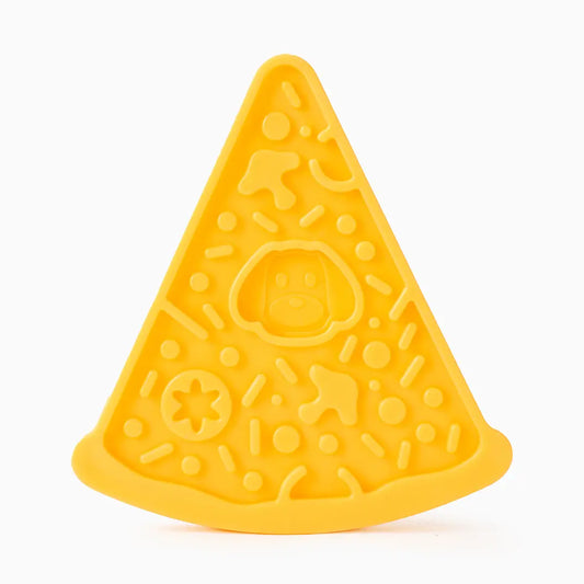 Hugsmart Pet - Dog Bowl Pet Lick Mat | Pizza Slow Feeder