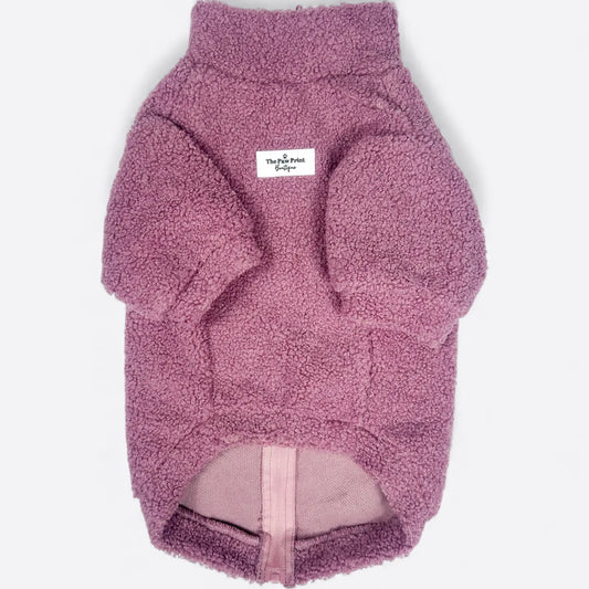 Paw Print Boutique Dog Fleece Mauve