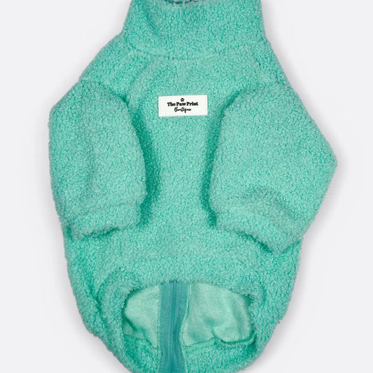 Paw Print Boutique Dog Fleece Mint