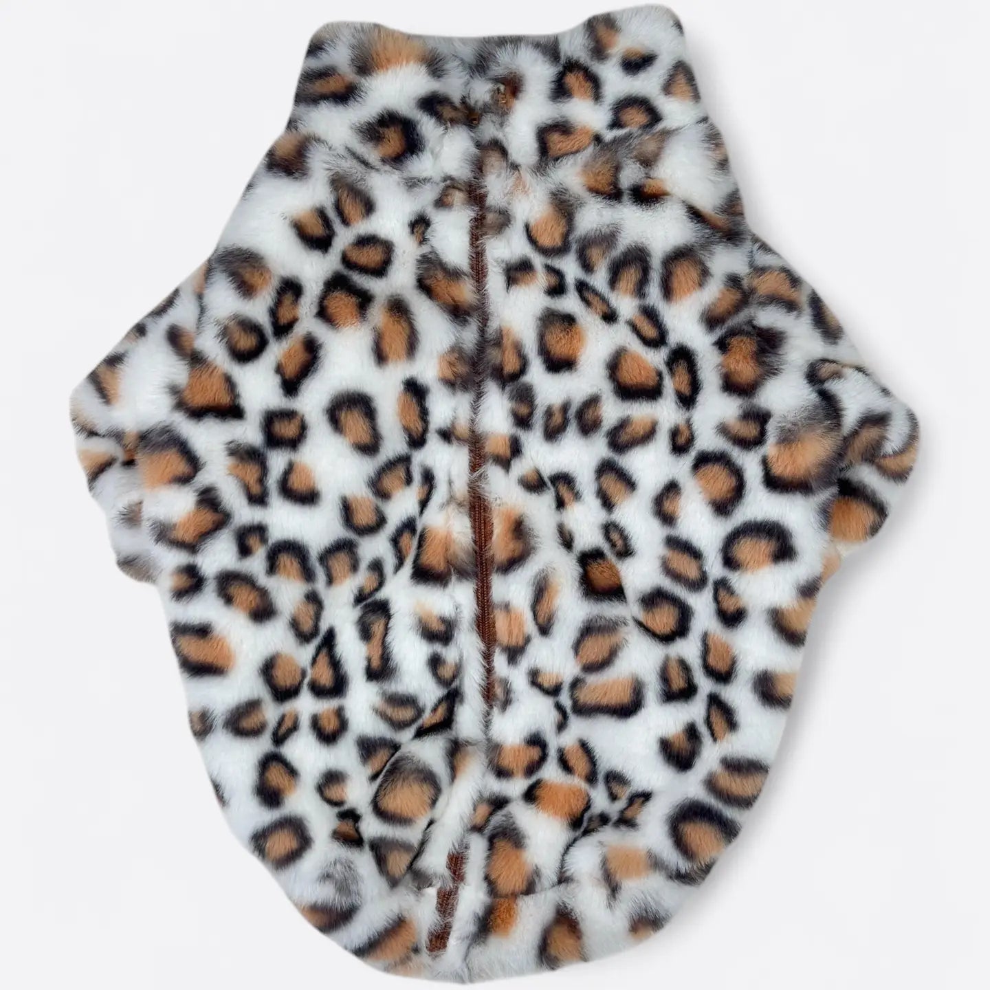 Paw Print Boutique Dog Fleece Fluffy & Fabulous Leopard Print