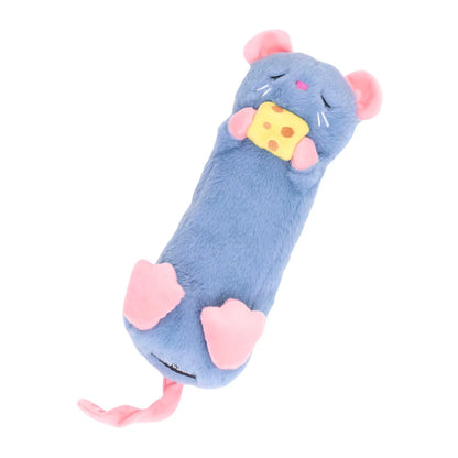 ZippyPaws Snooziez With Shhhqueaker - Silent Squeaker Toy For Dogs - 
Mouse