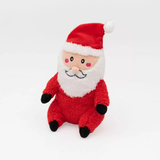Festive Cheeky Chumz Santa Dog Christmas Toy
