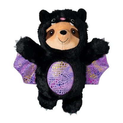 Sloth Bat Plush Squeaky & Crinkle Dog Toy