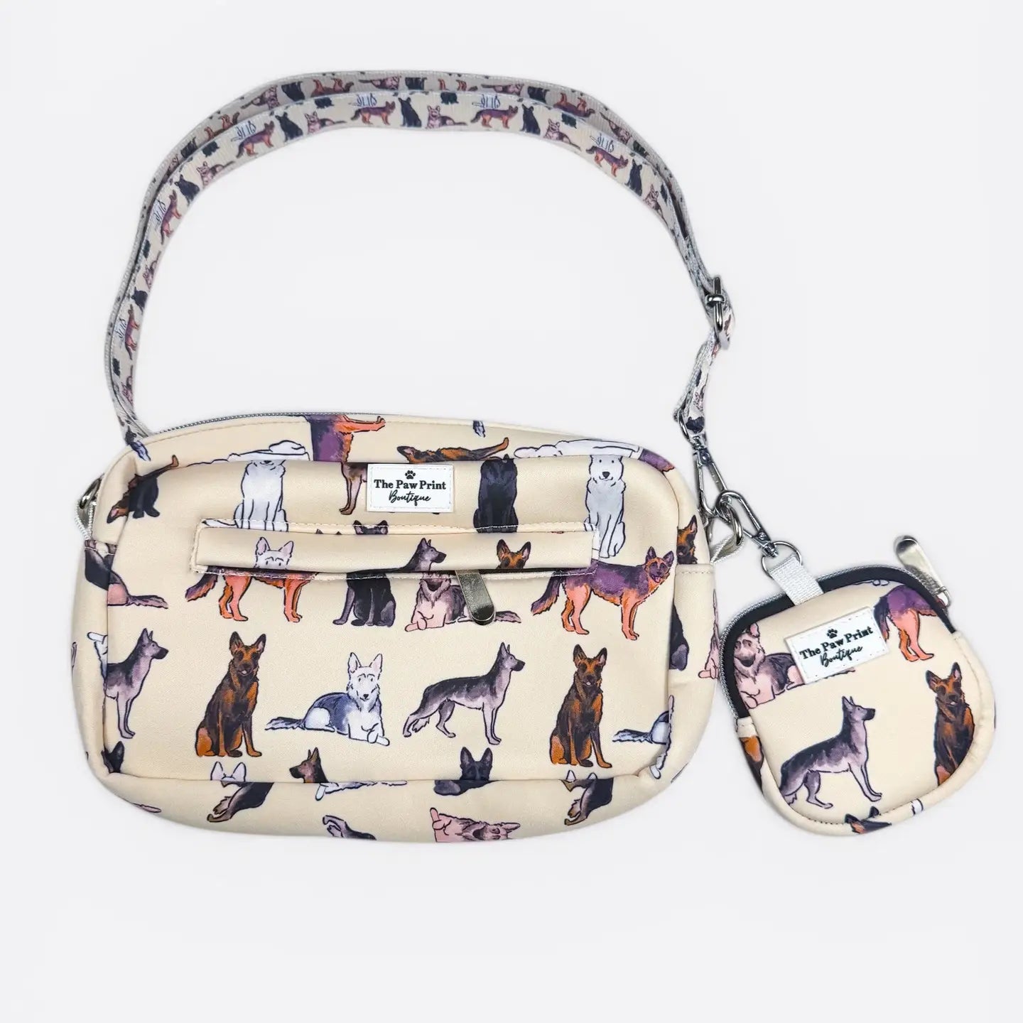 Breed Themed Dog Walking Bag With Treat Pouch