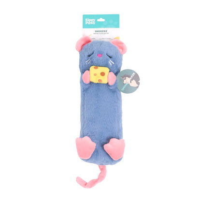 ZippyPaws Snooziez With Shhhqueaker - Silent Squeaker Toy For Dogs - 
Mouse