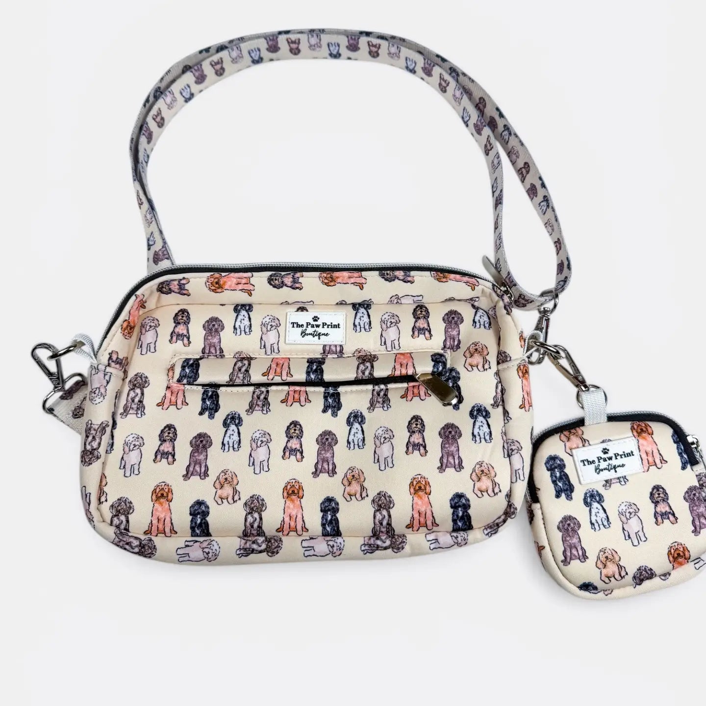 Breed Themed Dog Walking Bag With Treat Pouch