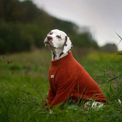 Paw Print Boutique Dog Fleece Burnt Orange