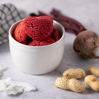 Grain Free Beetroot Hearts / Kisses - Nutritionist Approved 100g