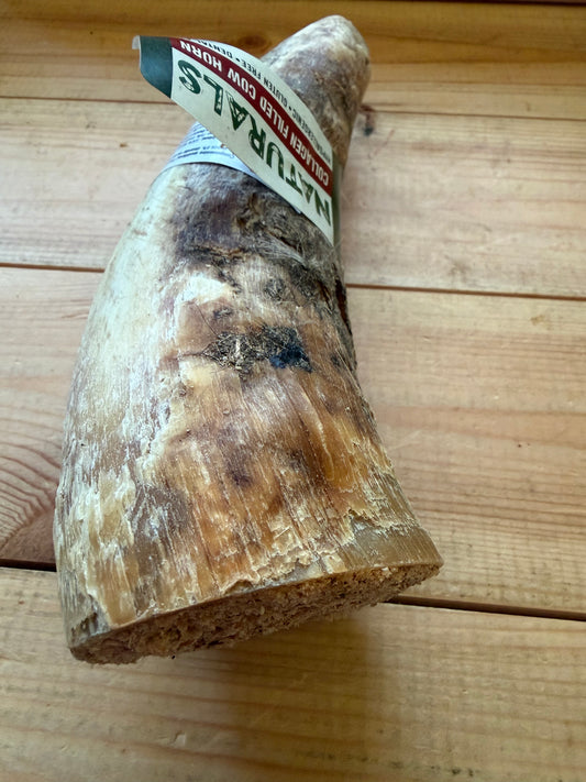 Collagen Filled Cow Horn Natural Dog Chew