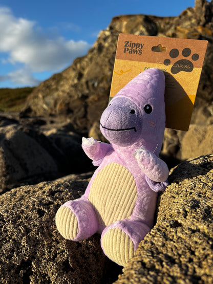 ZippyPaws Ecozippy Dinoz Squeaky Dog Toy - Pterodactyl