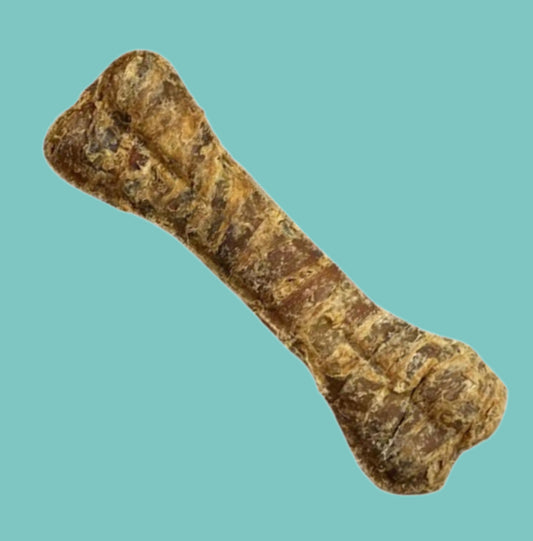 Buffalo Trachea Shaped Bone Chew