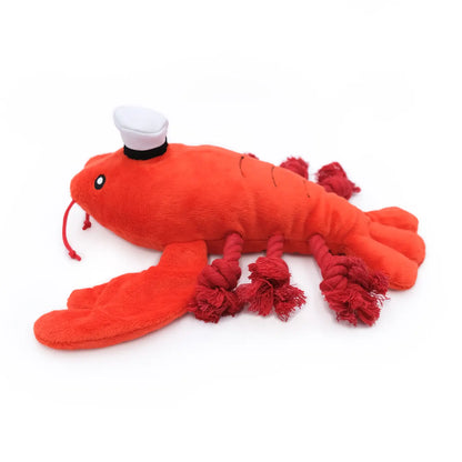 ZippyPaws Luca Lobster - Squeaker & Crinkle Playful Pal Dog Toy