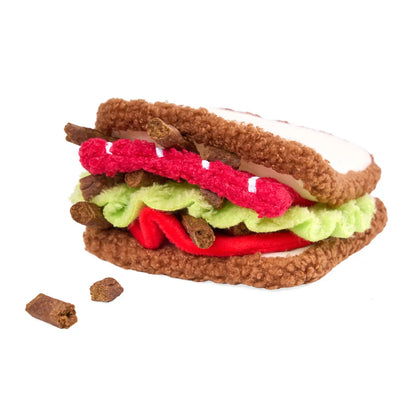 ZippyPaws Snufflerz - Blt Sandwich - Interactive Dog Toy