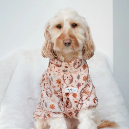 Paw Print Boutique Dog Fleece Snuggle Hedgehog