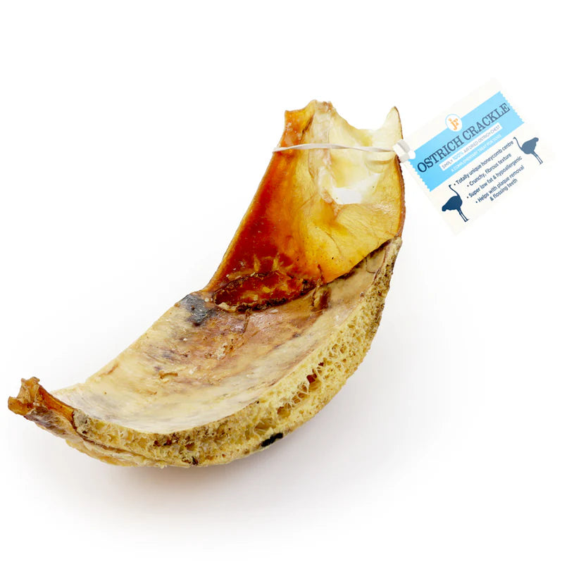 Ostrich Crackle Natural Dog Chew