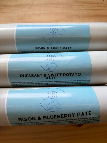 Happy Woofs & Purrs Patè 400g