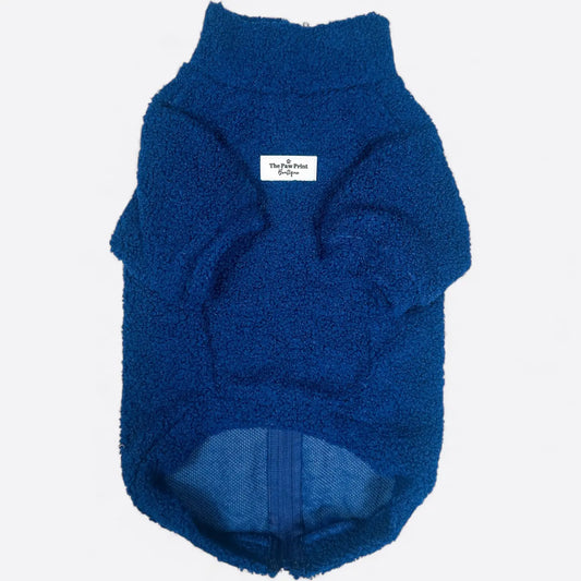 Paw Print Boutique Dog Fleece Navy