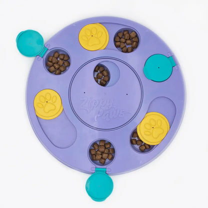 ZippyPaws Smartypaws Puzzler - Purple - Interactive Dog Toy Puzzle