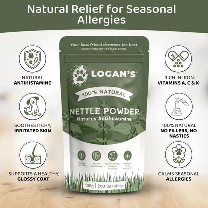Logan’s Nettle Powder - Natures Antihistamine