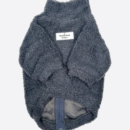 Paw Print Boutique Teddy Dog Fleece Charcoal