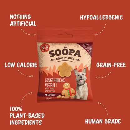 Soopa GingerBread Dog Biscuits 50g