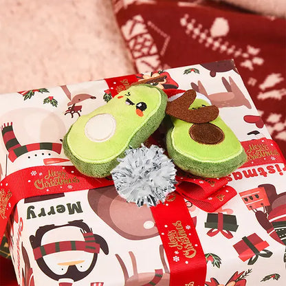 Christmas Avocado Cat Toys