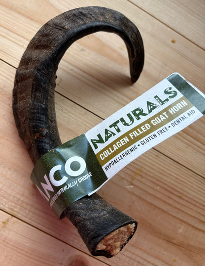 Collagen Filled Goat Horn Long Lasting Chew For Dogs