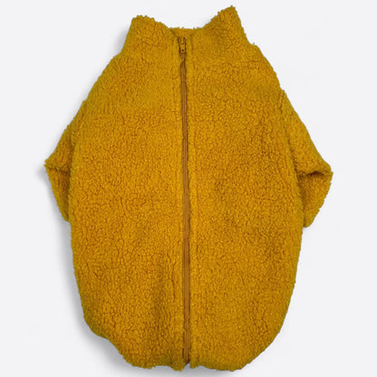 Paw Print Boutique Dog Fleece Mustard 5XL