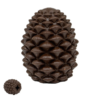 Tuff Stuff Pine Cone Treat Dispensing Dog Toy Tough